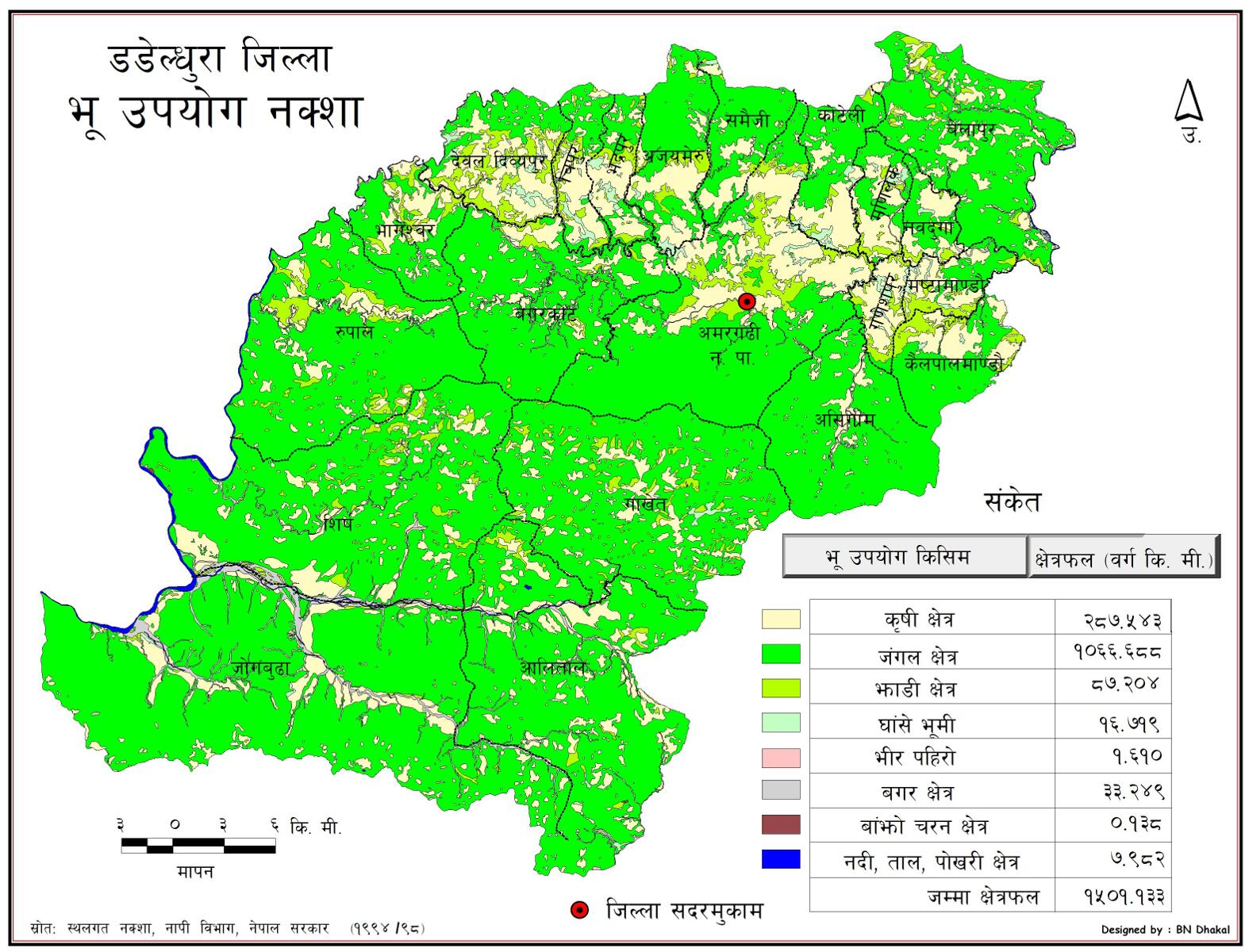 जिल्ला श्रोत नक्शा